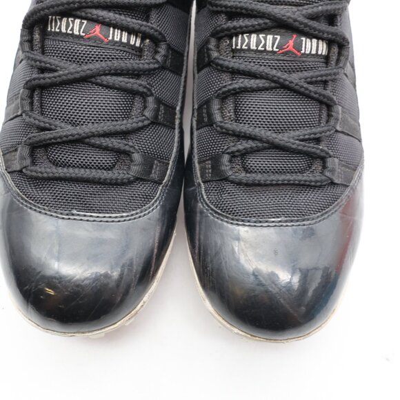 Nike Air Jordan 11 XI Men's Size 10.5 Retro Football Cleat Bred 2018 AO1561-010 - Picture 11 of 15